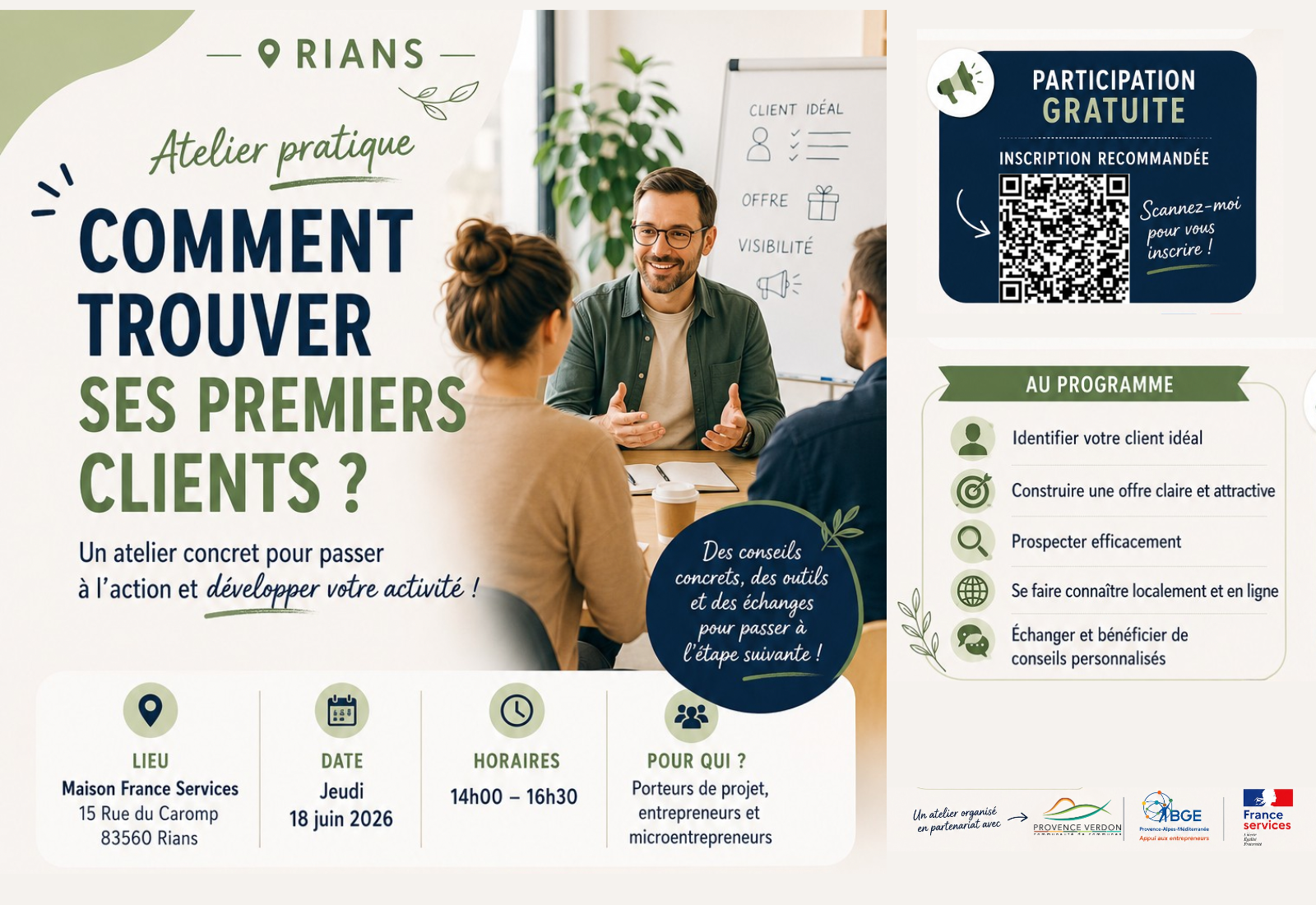 Comment trouver ses premiers clients ?